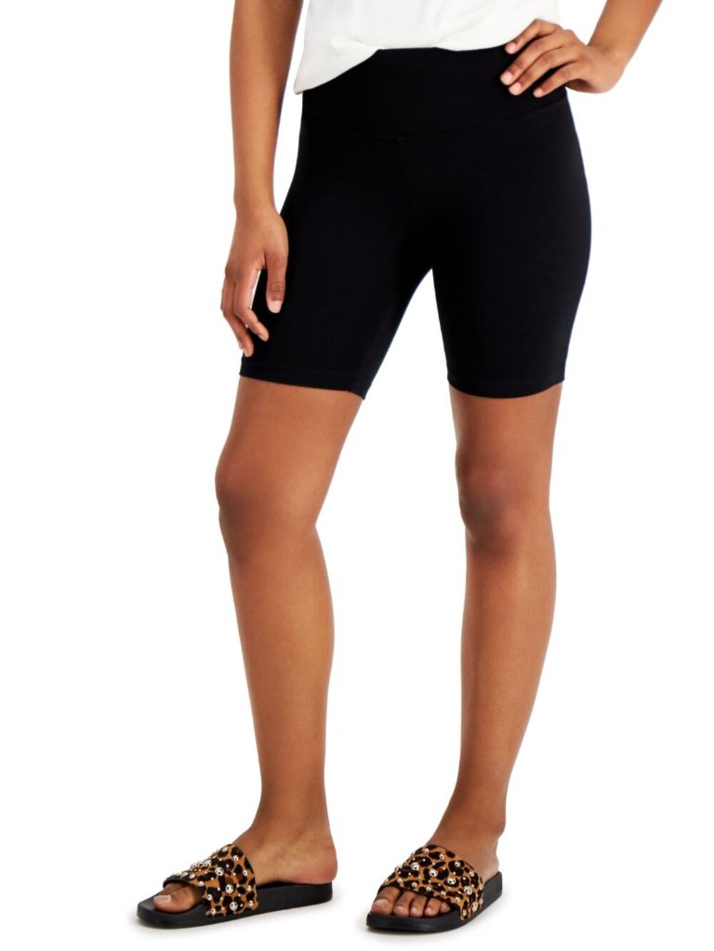 INC International Concepts Womens Solid Bike Shorts